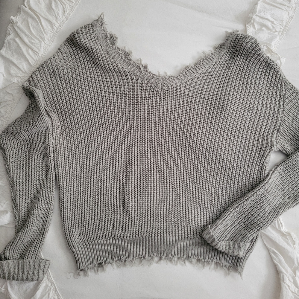Sage green/gray Sweater